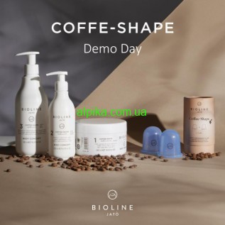 Набір для корекції фігури COFFEE-SHAPE та вакуумні баночки в подарунок BIOLINE JATO' Body Concept 